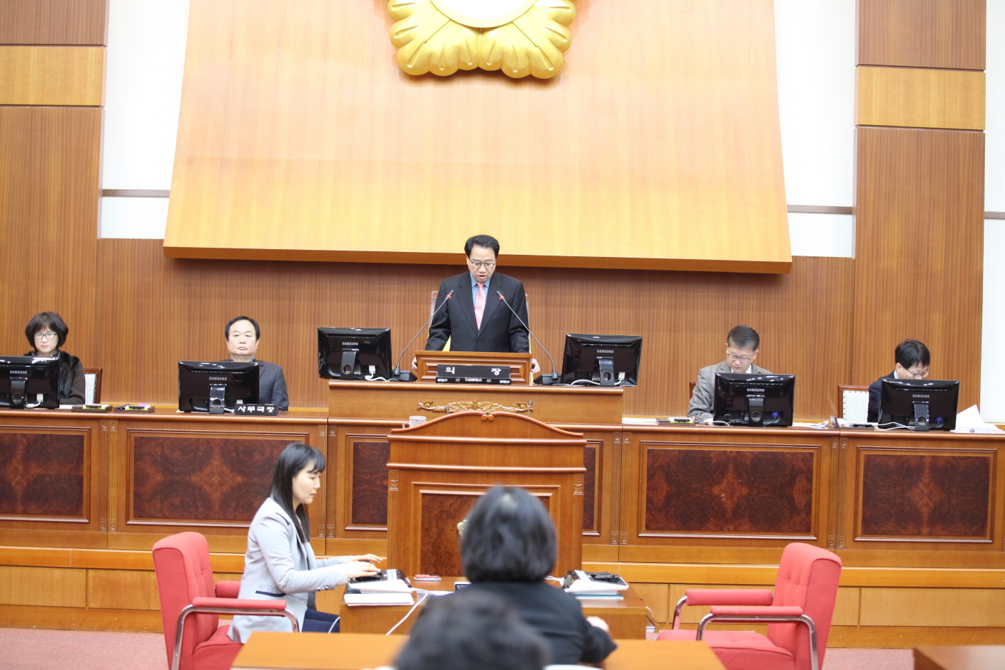 제274회 서울특별시 도봉구의회 임시회 개회 - 2