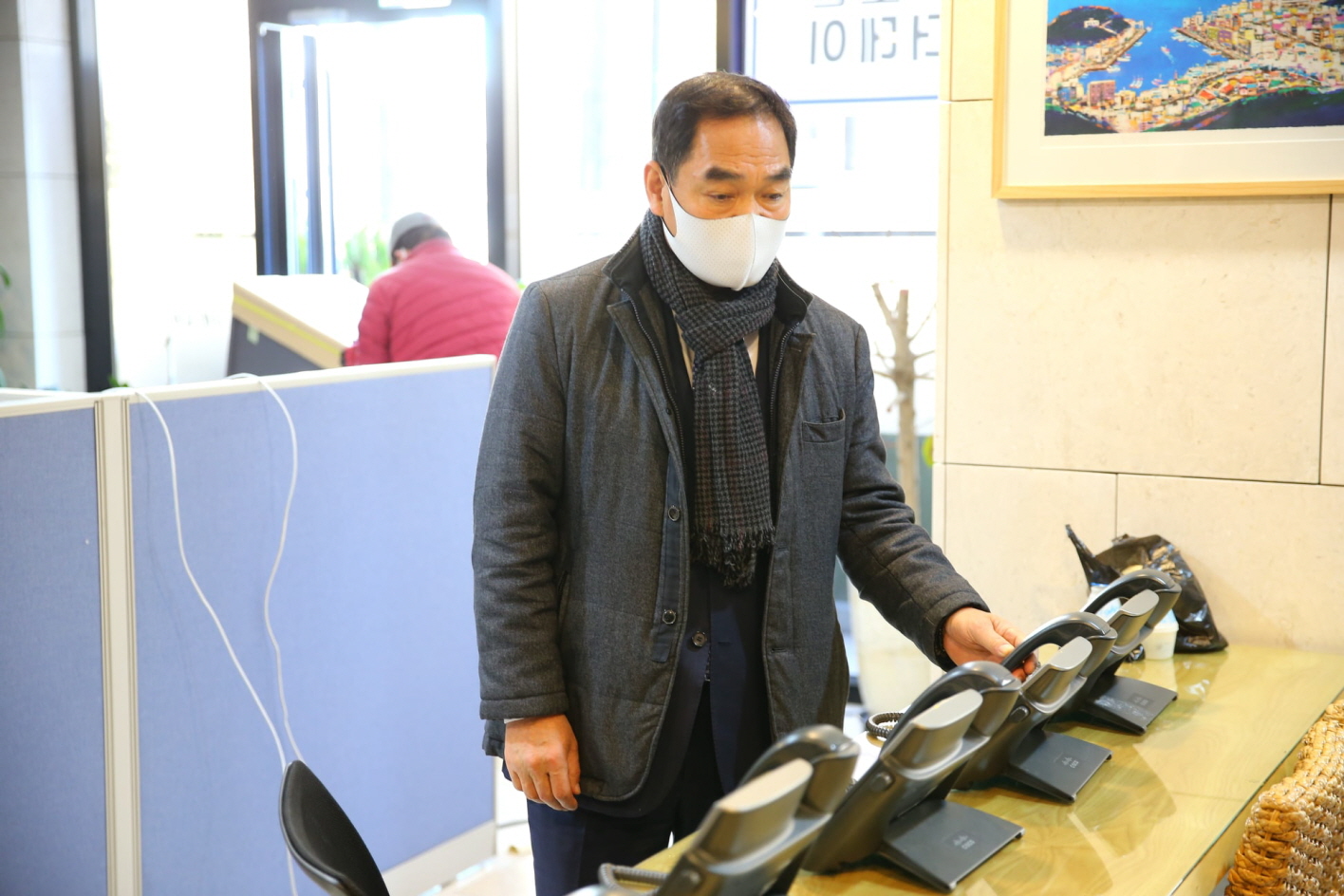 도봉구의회, 박진식 의장 도봉구 생활치료센터 방문 - 3