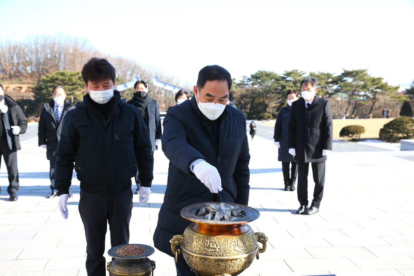 국립 4·19 민주묘지 참배 - 4