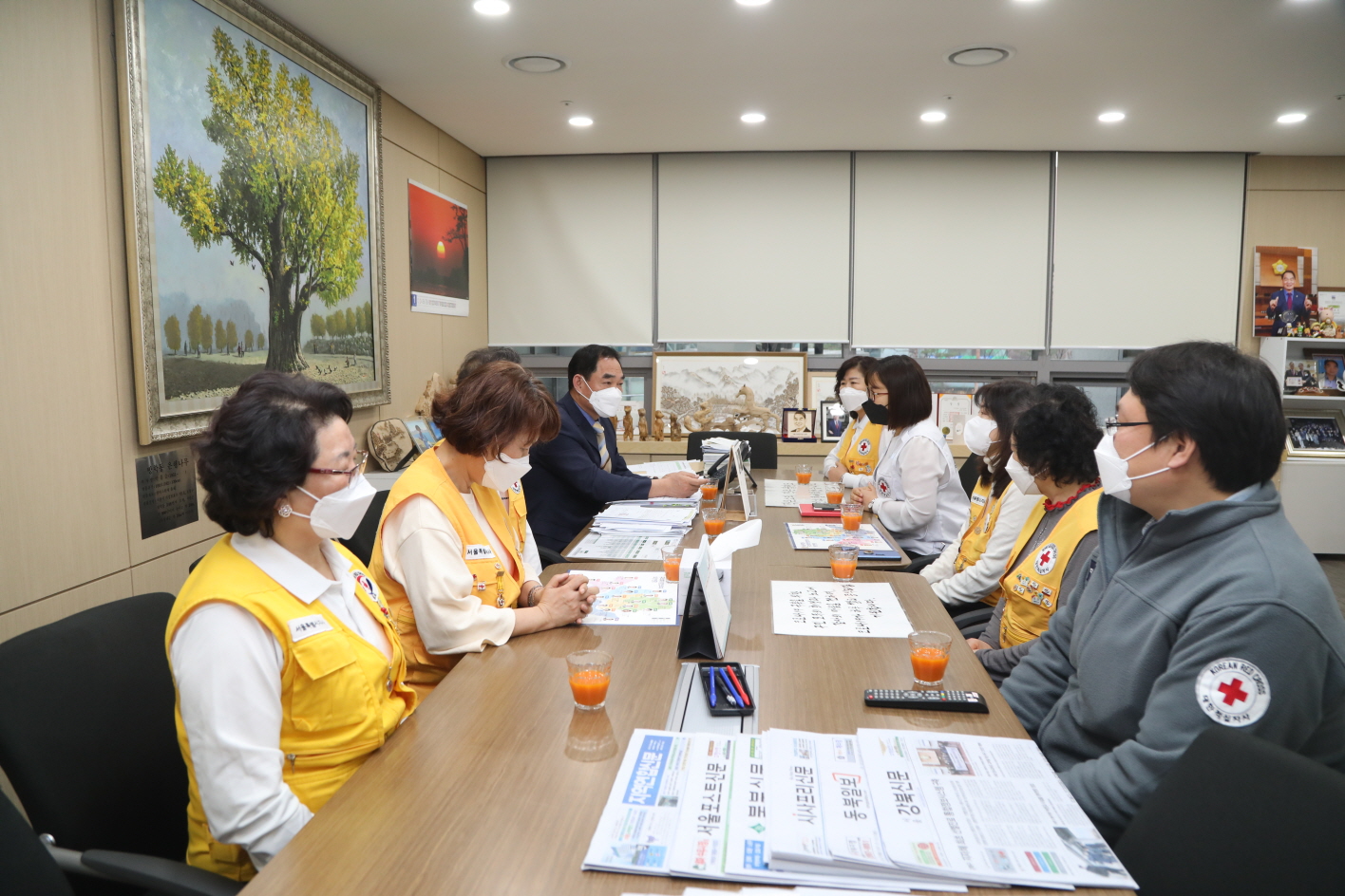 도봉구의회, 적십자 특별회의 전달식 및 간담회 실시 - 4