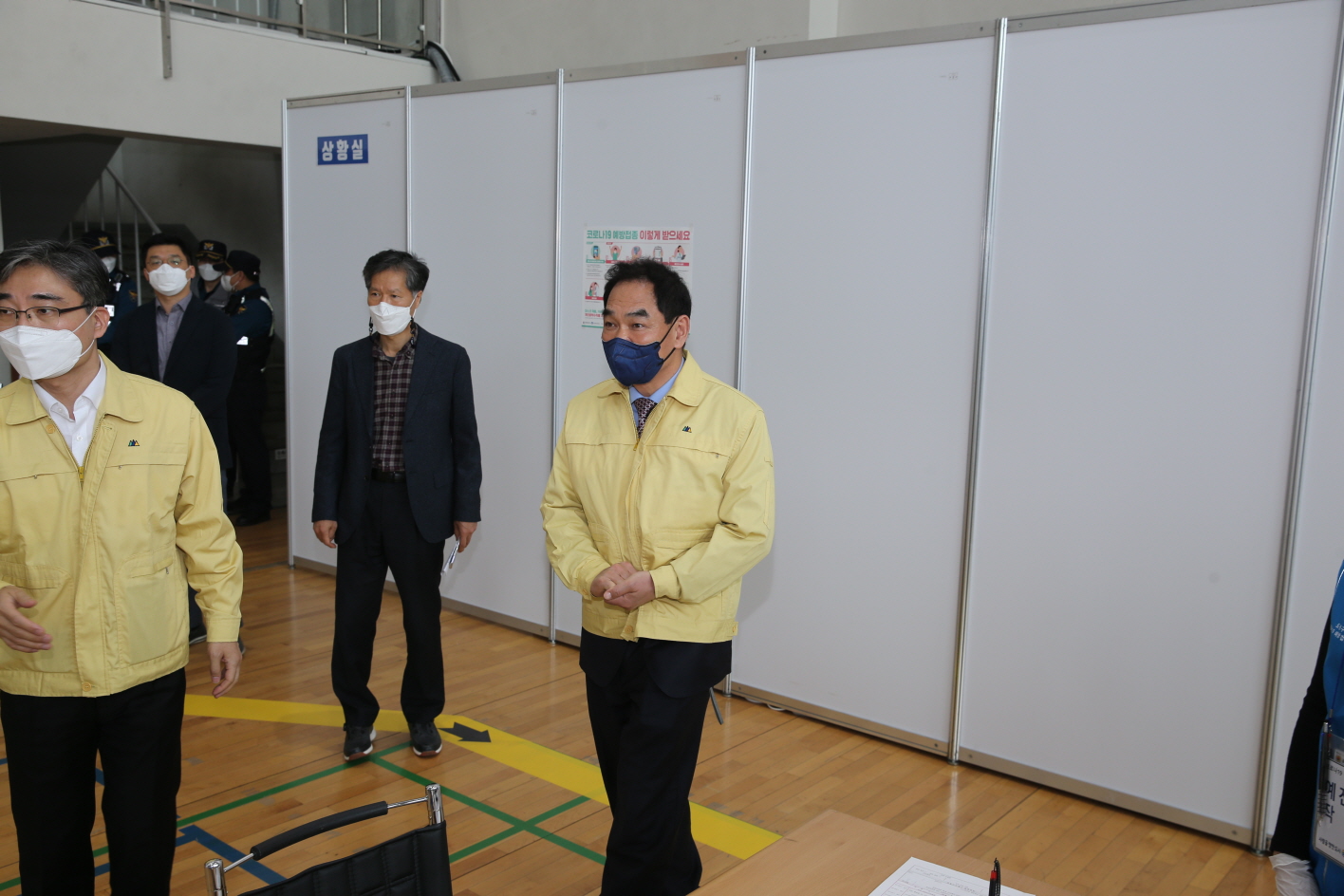 도봉구의회, 코로나19 예방접종센터에 방문 - 1