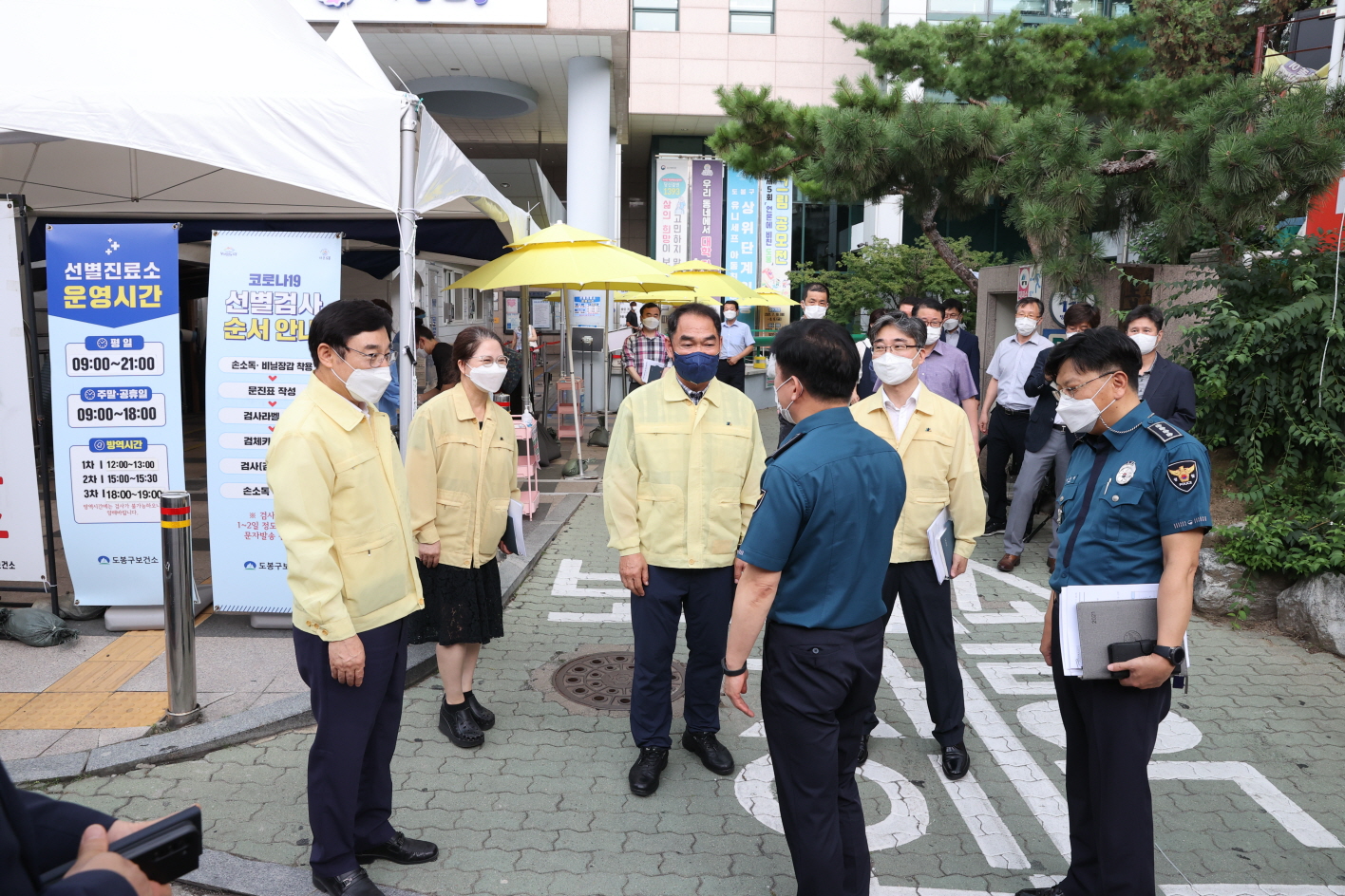 도봉구의회, 제1,2 백신접종센터 및 선별진료소 등 방문 - 7