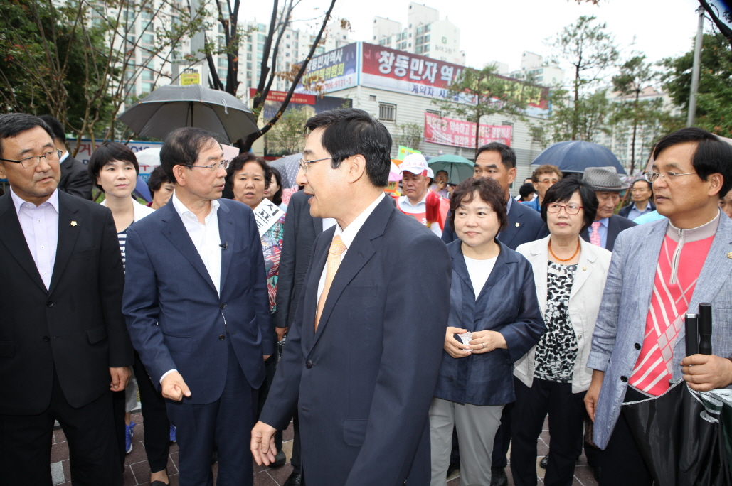 박원순 시장과 현장방문 - 4