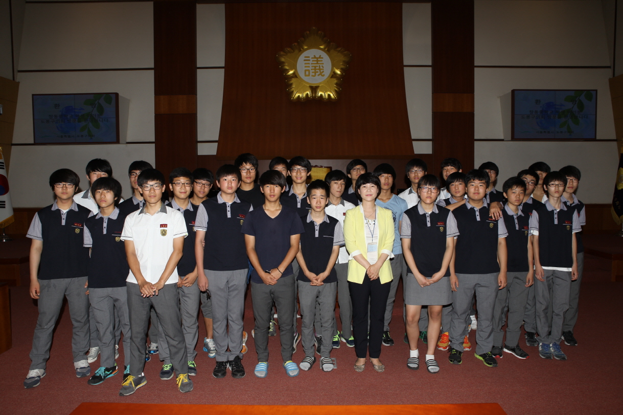 창동중학교 의회방문 - 3