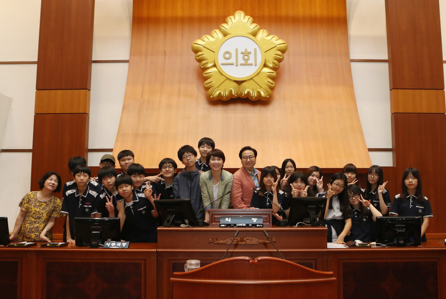 효문중학교 의회방문 - 3