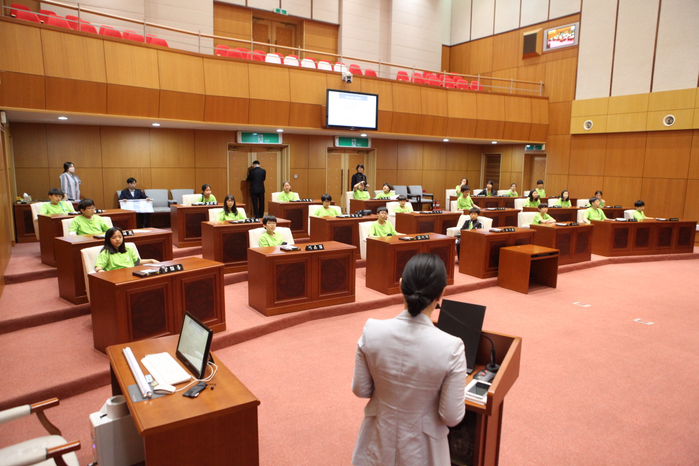 창일초등학교 의회방문 - 2