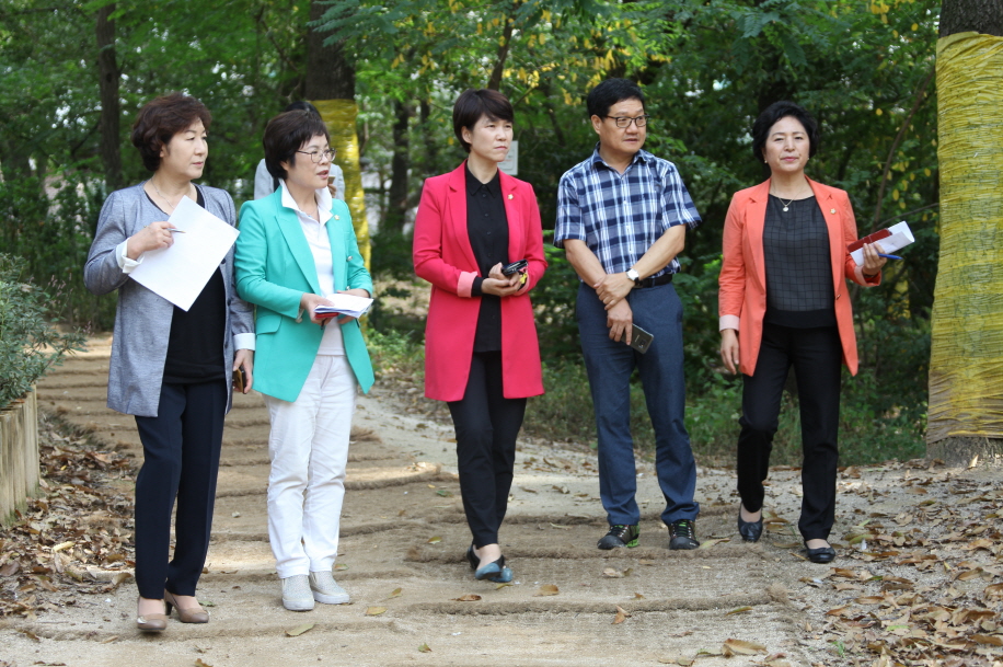 유아숲체험장 현장방문 - 2