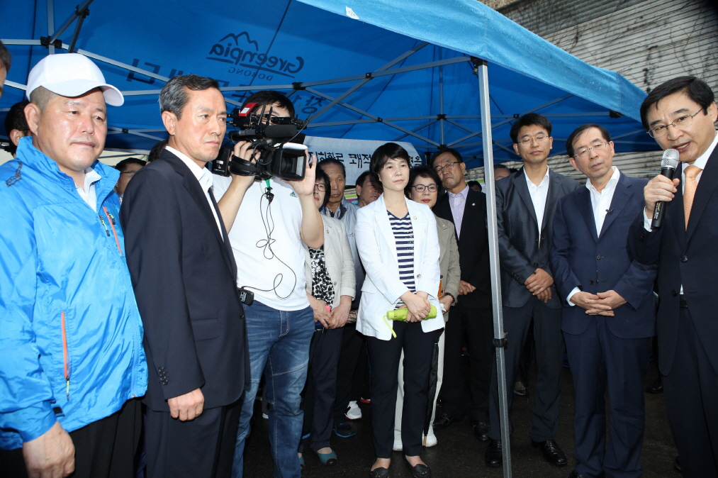 박원순 시장과 현장방문 - 6