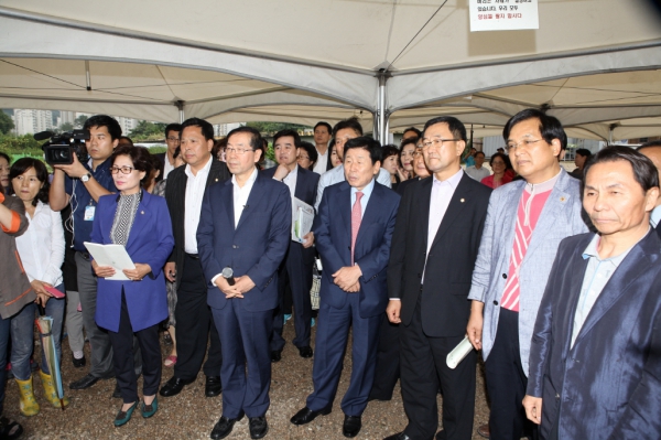 박원순 시장과 현장방문