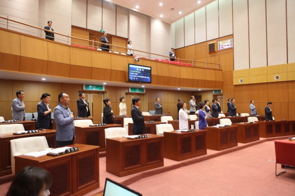 제266회 도봉구의회 정례회 개회