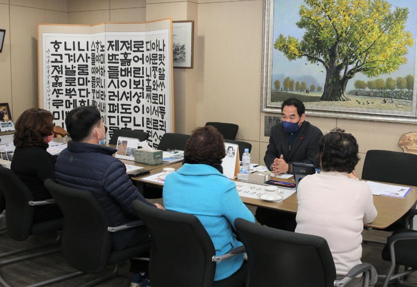 도봉구의회 박진식 의장, 통장협의회 임원진과 간담회 개최