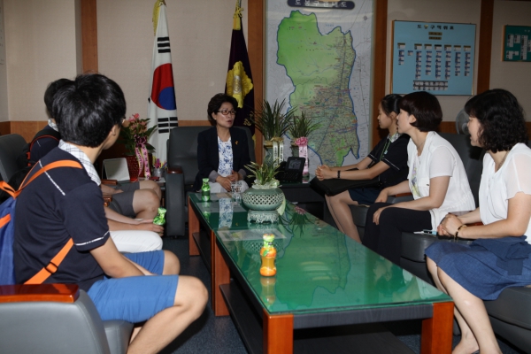 북서울중학교 의회방문