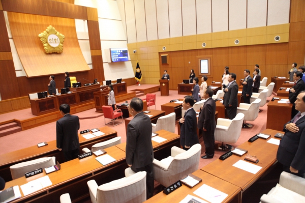 제254회 도봉구의회 임시회 개회