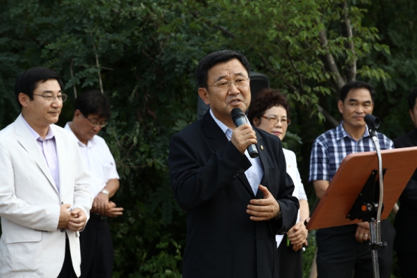 초안산 근린공원내 나눔텃밭개장