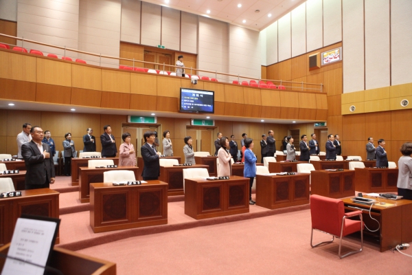 제269회 도봉구의회 임시회 개회