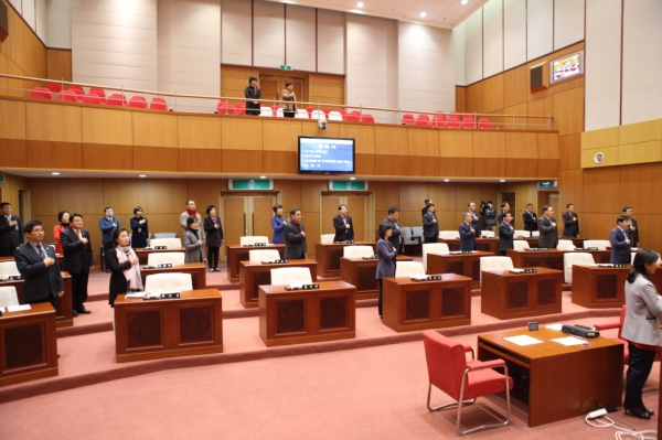 제253회 도봉구의회 임시회 개회