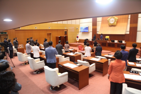 제256회 도봉구의회 임시회 개회