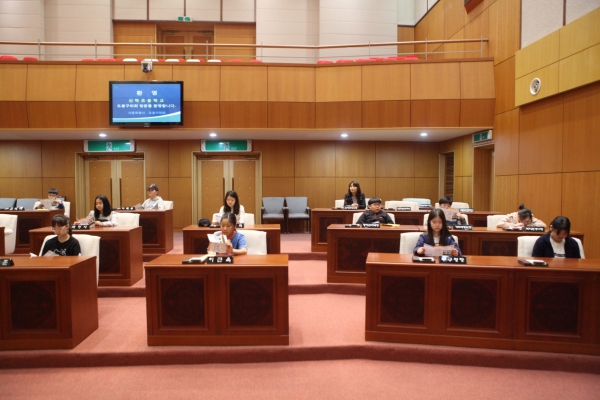 신학초등학교 의회방문