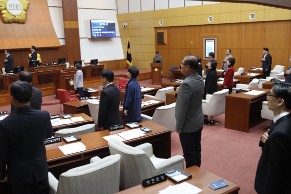 제270회 도봉구의회 제2차 정례회 개회