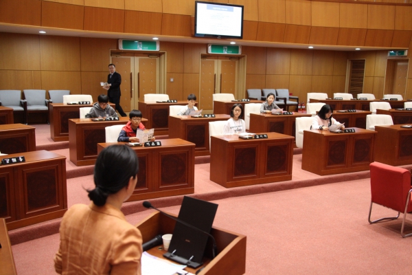 선덕중학교 의회방문