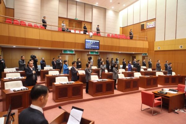 제261회 도봉구의회 정례회 개회