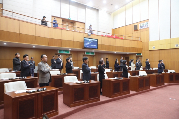 제272회 도봉구의회 임시회 폐회