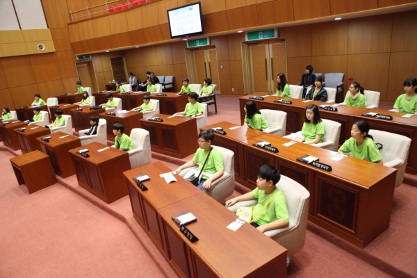창일초등학교 의회방문