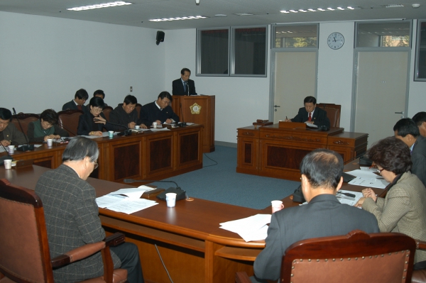 예산설명회 청취