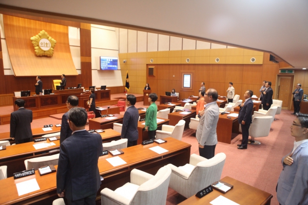 제268회 도봉구의회 임시회 개회