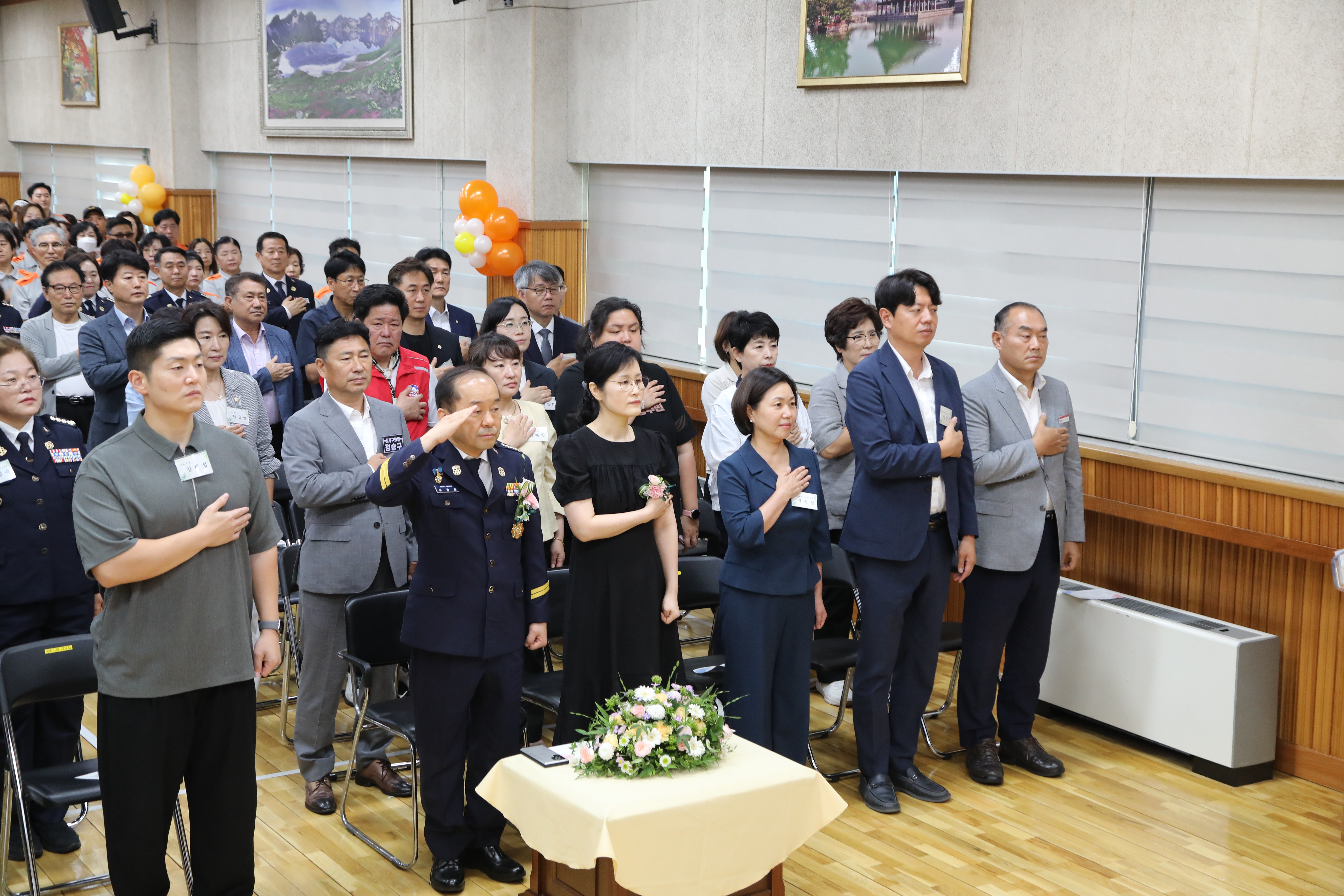 도봉소방서 의용소방대장 퇴임식 - 2