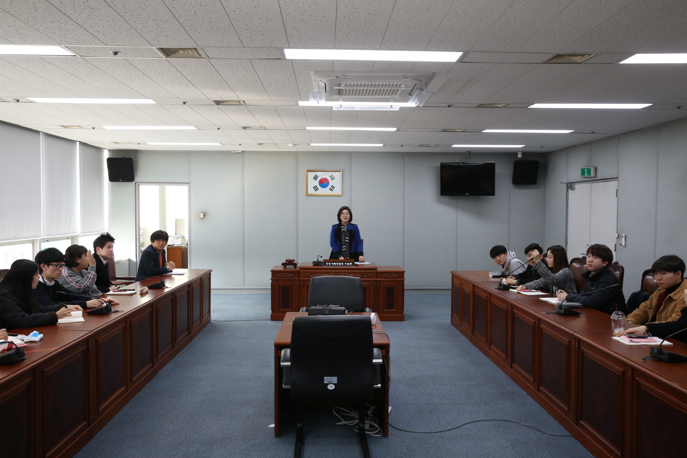 관내 종합 사회복지관과 노인복지관 예비사회복지사 의회 방문 - 1