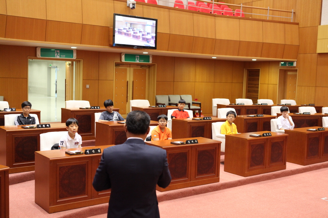 선덕중학교 의회방문 - 2