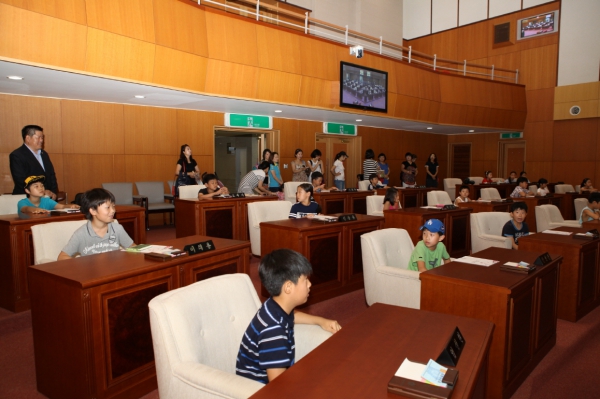 창도초등학교 의회방문