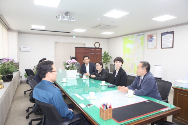 도봉구의회 의장단 도봉경찰서 방문