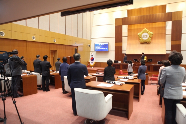 제263회 도봉구의회 임시회 개회