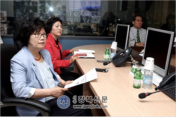 재무건설위, CCTV통합관제센터 방문(서울강북신문