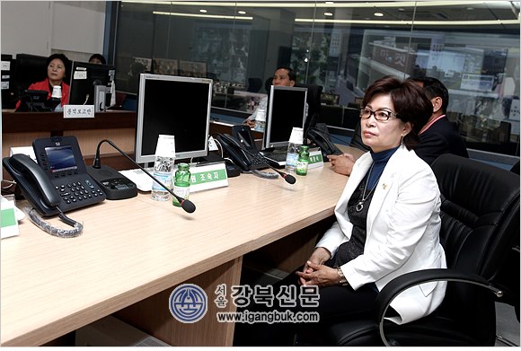 재무건설위, CCTV통합관제센터 방문(서울강북신문
