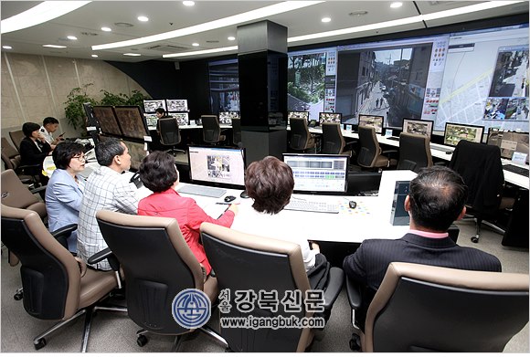 재무건설위, CCTV통합관제센터 방문(서울강북신문