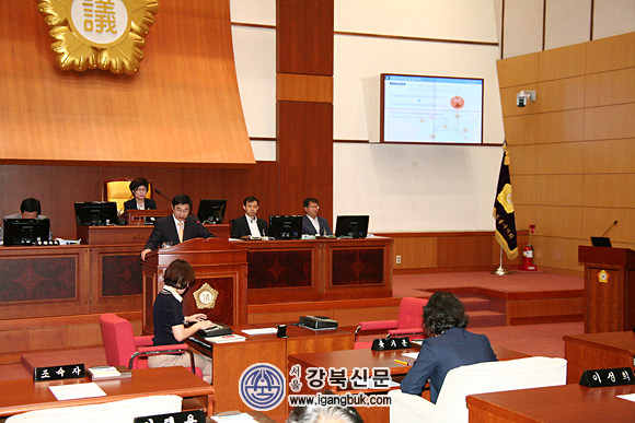 제247회 도봉구의회 구정질문에 대한 답변(서울강북신문