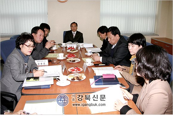 행정복지위원회 현장방문(서울강북신문